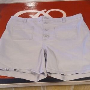 Lee Women's High Waist Shorts - Gray